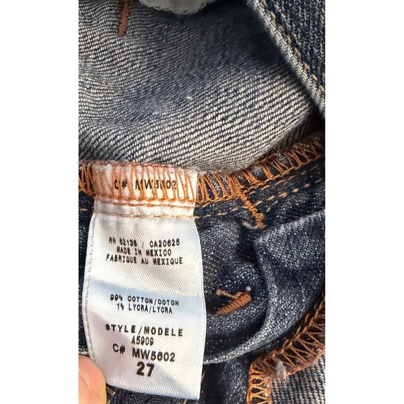 Guess Jeans Womens Low Rise Denim Shorts Blue Stretch Size 27 45909 - Picture 6 of 6